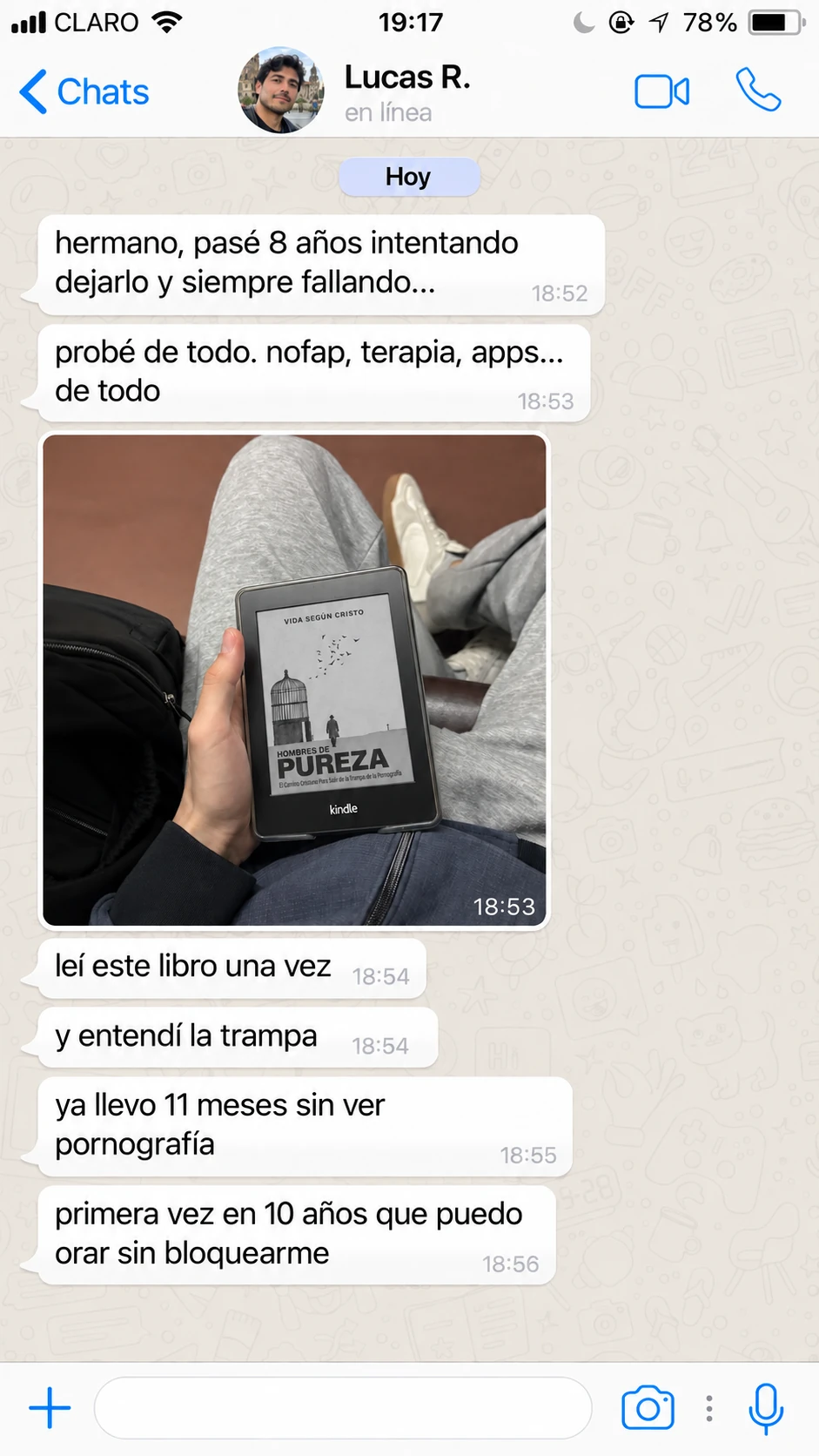 Testimonio autorizado de Lucas R., traducido del portugués