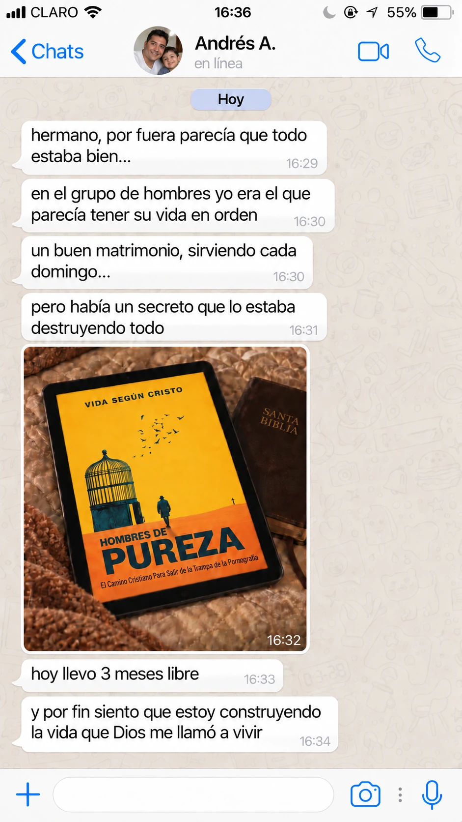 Testimonio autorizado de Andrés A., traducido del portugués